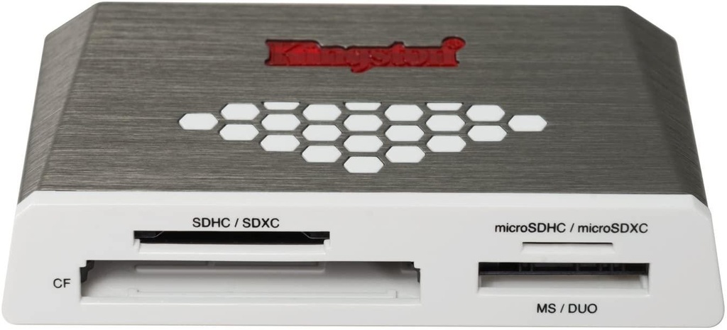 Kingston Digital USB 3.0 Super Speed Multi-Card Reader for SD/SDHC/SDXC/microSD/MS/Compact Flash CF Cards (FCR-HS4)