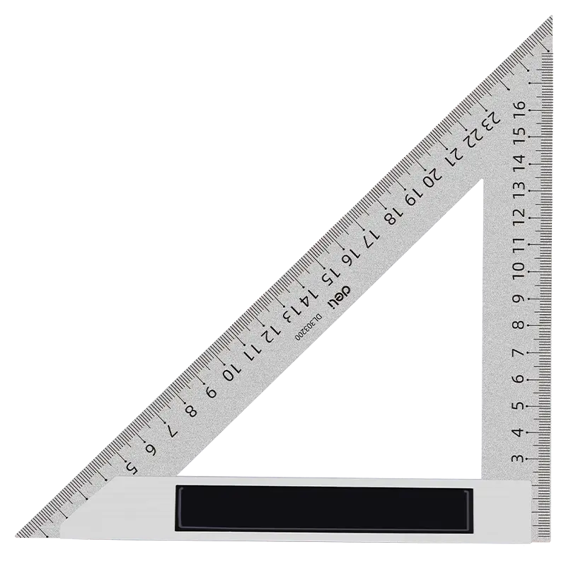 Deli EDL303200 200mm Angle Square – Heavy Duty Precision Measuring Tool for Carpentry, Woodworking, Construction, and Workshop Applications
