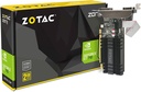 ZOTAC GeForce GT 710 2GB DDR3 PCI-E2.0 DL-DVI VGA HDMI Passive Cooled Single Slot Low Profile Graphics Card (ZT-71302-20L)
