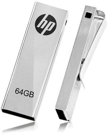 HP V210W 64GB USB 2.0 Flash Drive - Silver