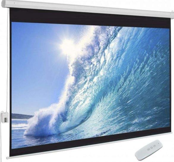 Lightwave LW EPS-300E Electric Projector Screen - 300×300 cm – Motorized Home & Office Cinema