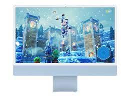 Apple iMac 24", M1, 8GB, 256GB SSD (MJV93B/A) - Silver