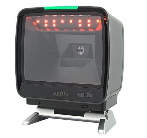 Syble XB-8809H 2D Desktop Barcode Scanner with Metal Base – High-Speed USB Scanner