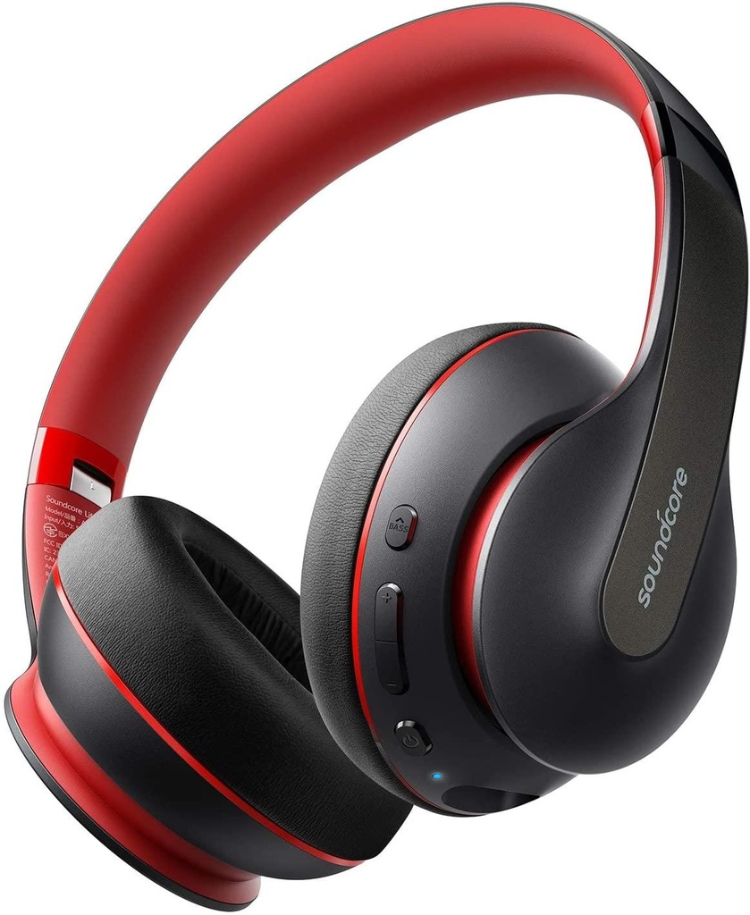 Anker Soundcore Life Q10 Wireless Bluetooth Headphones, Over Ear and Foldable, Hi-Res Certified Sound, 60-Hour Playtime and Fast USB-C Charging, Deep Bass, Aux Input (A3032H12)