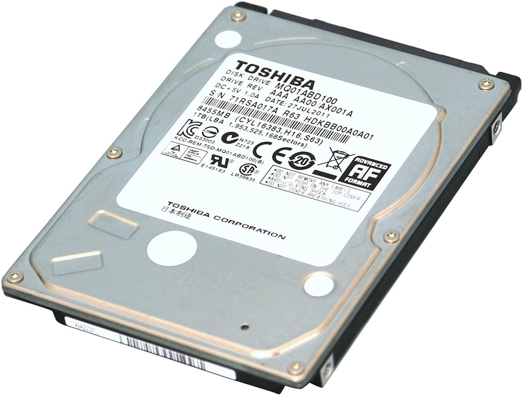 500GB Toshiba 2.5-inch SATA laptop hard drive (5400rpm, 8MB cache) (B008RZLSWE)