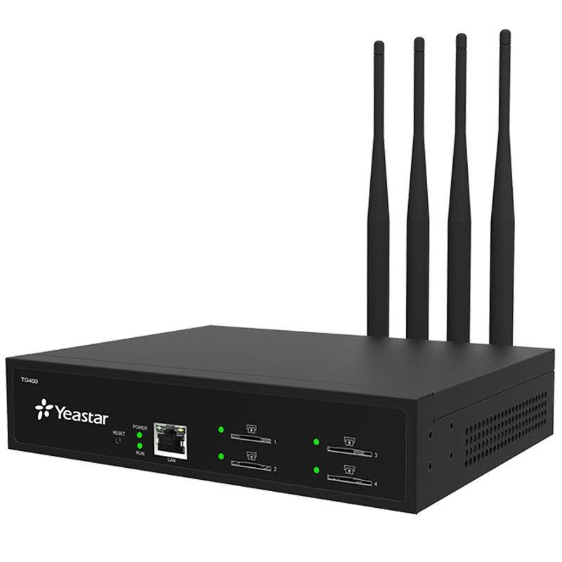 Yeastar TG400L 4-Port 4G LTE VoIP Gateway – VoLTE HD Calls, Echo Cancellation, SIP/IAX2, Bulk SMS