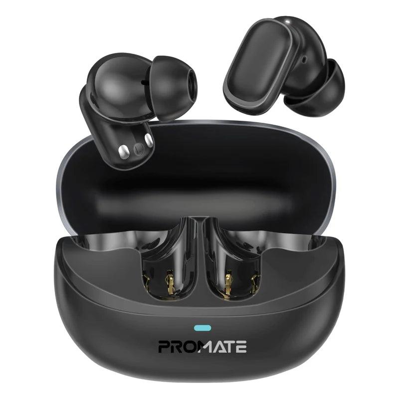 Promate LUSH-PRO TWS Earbuds with IntelliTouch – Premium True Wireless Noise-Cancelling Earbuds for Music, Calls, Gaming, Travel, and Professional Use