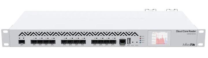 [CCR1016-12S-1S+-PG-AL] MikroTik CCR1016-12S-1S+ Cloud Core Router – 12× SFP, 1× SFP+ 10G, 1U Rackmount