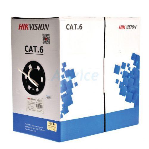 Hikvision (DS-1LN6-UE-W) 305 m CAT6 UTP Network Cable (Solid Copper, 0.53 mm, CM)