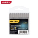 Deli DL252065 65mm PH2 10 Piece Double-End Screwdriver Bits – Heavy Duty Cr-V Bits for Workshop, Automotive, Electrical, and Maintenance Applications
