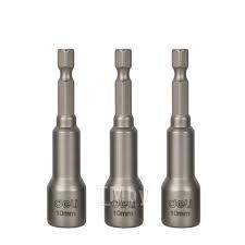 Deli EDL4810T 10mm 65mm 3 Piece Magnetic Nut Driver Set – Heavy Duty Tools for Workshop, Automotive, Electrical, and Maintenance Applications