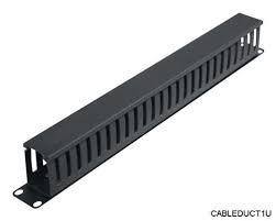 Cable Manager,1U,19" PVC Closed - Qty - 1