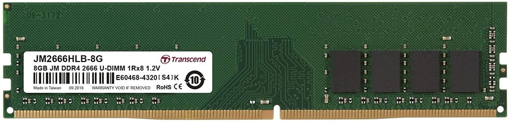Transcend 8GB JetRam DDR4-2666  Desktop RAM (JM2666HLG-8G)
