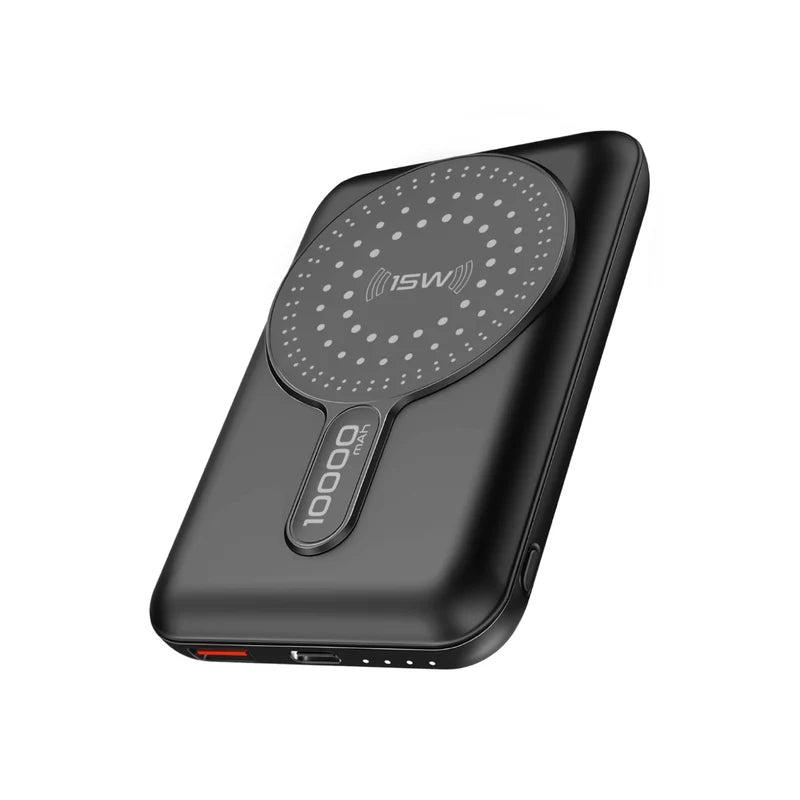 [PowerMag-10Pro-RM-OM] Promate PowerMag-10Pro 10000mAh MagSafe Wireless Charging Power Bank – Ultra-Compact Fast Charging Magnetic Power Solution for iPhone, Travel, and Everyday Mobile Use