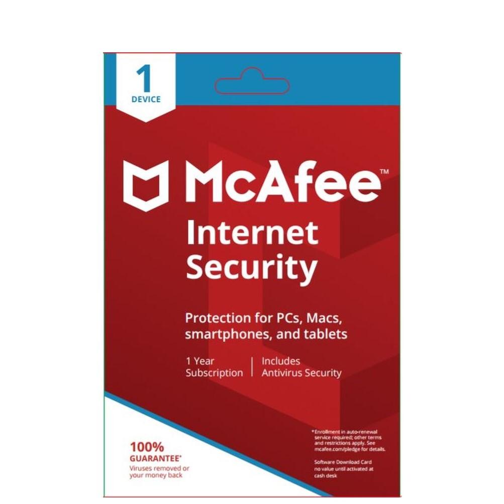 McAfee Internet Security 1 User Sleeve 1 Year