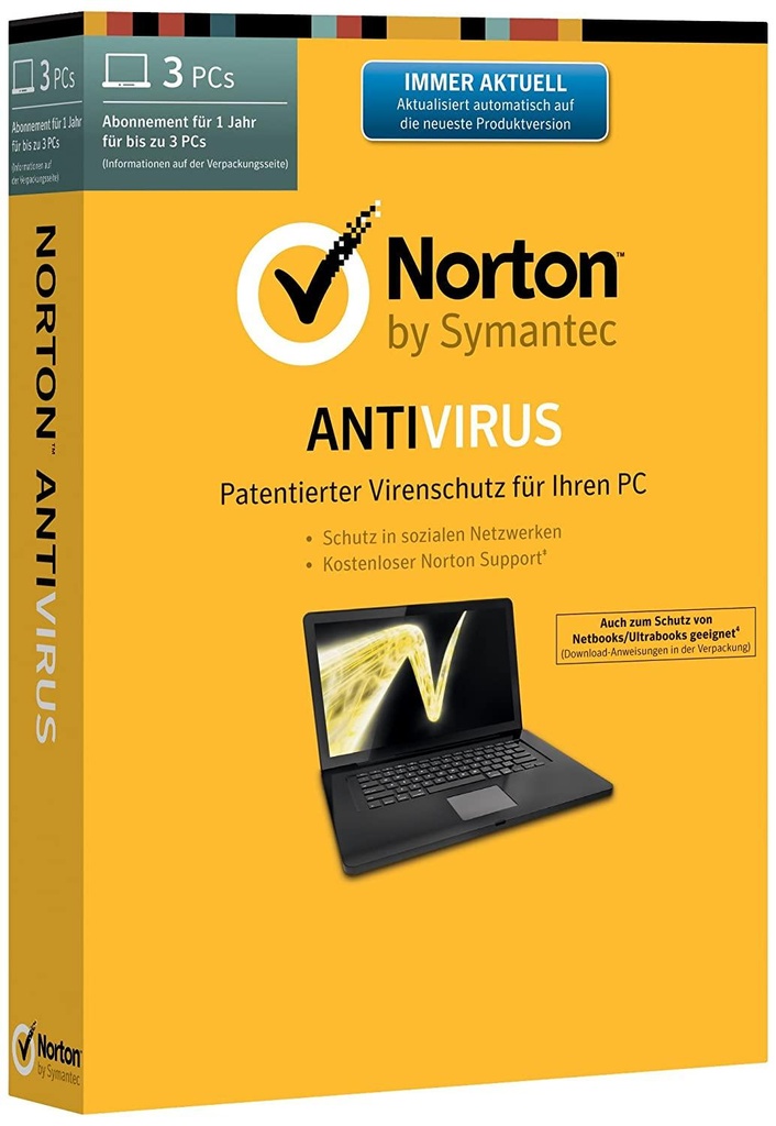Norton Anti-virus 3.0 User 1 Year