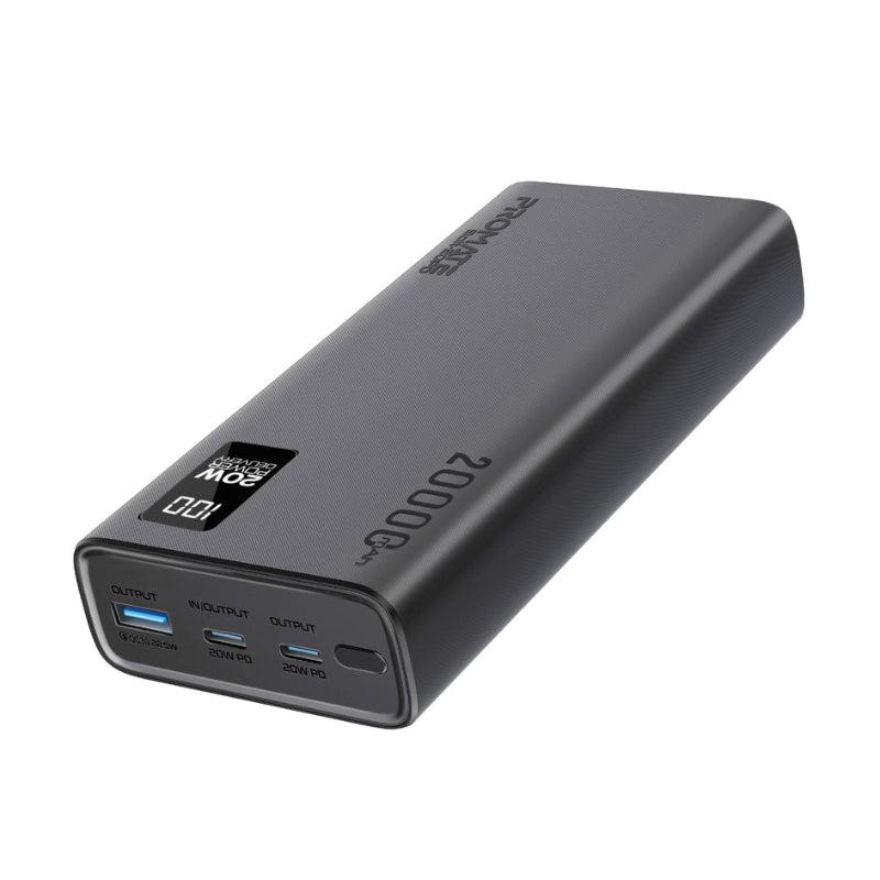 [BOLT-20PD-RM-OM] Promate BOLT-20PD 20000mAh PD Fast Charging USB-C Power Bank – For Smartphones, Tablets, Travel, and High Capacity Portable Charging