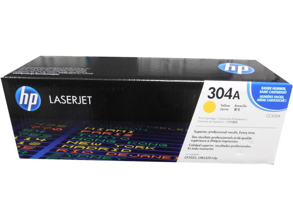 HP 304A Yellow Toner Cartridge (CC532A)