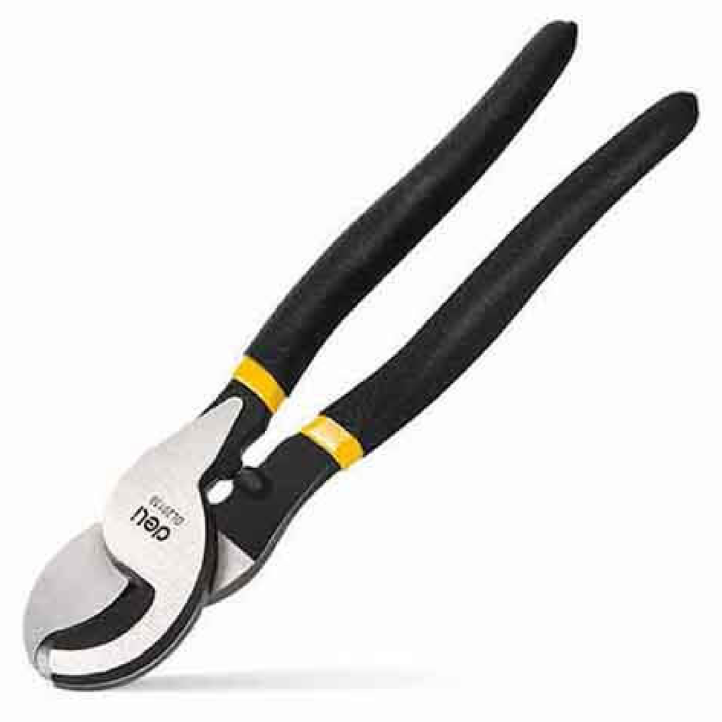 Deli EDL20138 10″ (250mm) Heavy Duty Cable Cutter – Carbon Steel Electrical Wire & Cable Cutting Tool Professional Electrician Tool