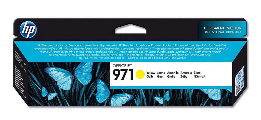 HP 971 Yellow (CN624A) Original Ink Cartridge