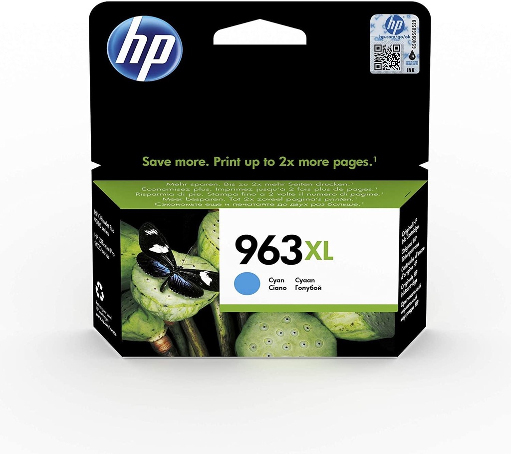 HP 963XL High Yield Magenta Original Ink Cartridge, 3JA28AE