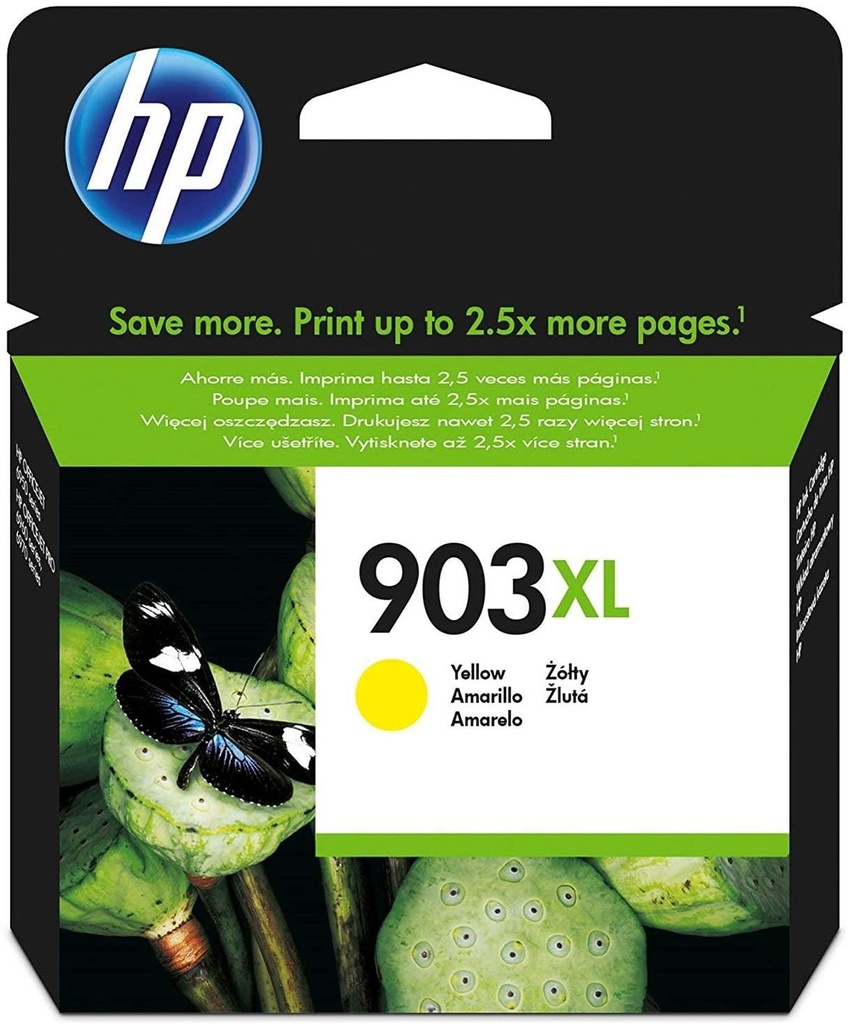 HP 903XL High Yield Yellow Original Ink Cartridge, T6M11AE