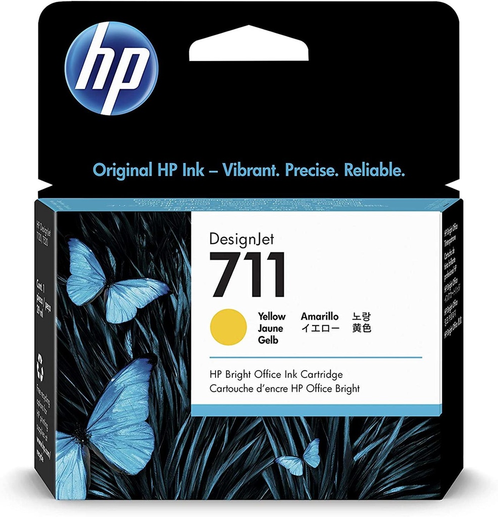HP 711 29-ml Magenta DesignJet Ink Cartridge, CZ131A