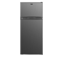 Von VRT-125DRAG 125L Top Mount Fridge – Compact Double Door Refrigerator with Energy-Efficient Cooling, Spacious Storage & Sleek Grey Finish