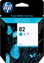 HP 82 28-ml Cyan DesignJet Ink Cartridge, CH567A