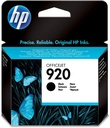 HP 920 Black Original Ink Cartridge, CD971AE