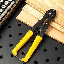 Deli EDL2685C 8" Bolt Cutter – Heavy Duty Cutting Tool for Wire, Bolts, Chains, and Workshop, Construction, and Industrial Applications