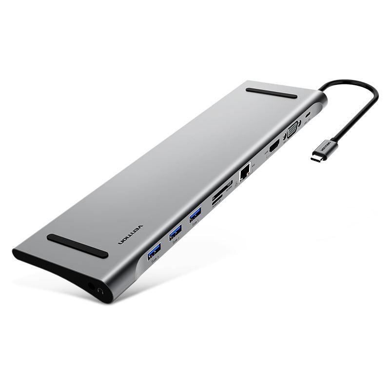 Vention Type C to Multi-Function 10 IN 1 Docking Station (VEN-THOHAH)
