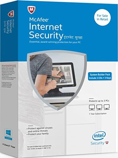 McAfee Internet Security 1 User Sleeve 1 Year
