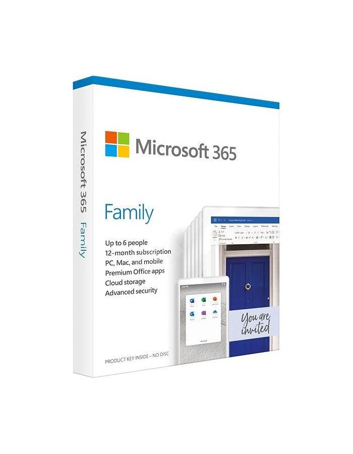 Microsoft Office 365 Family - 1 Year Africa only Medialess  6 Users