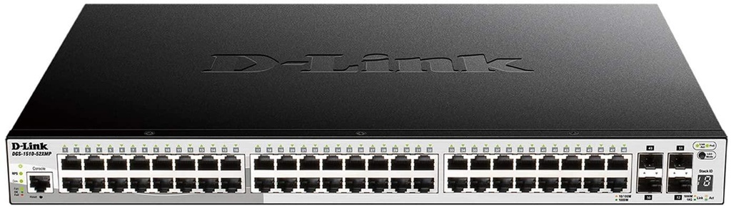 D-link DGS-1210-52MP 48 port PoE + 4 Gigabit SFP ports Web Smart Switch