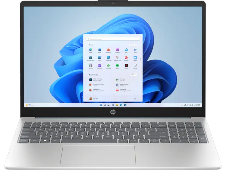 [15-FD0336NA-RM-SS] HP 15-FD0336NA 13th Gen Intel Core i3 256GB PCIe NVMe M.2 SSD 4GB DDR4-3200MHz RAM Intel UHD Graphics 15.6 Inch FHD Laptop – Reliable Business and Student Notebook for Office, Remote Work, Productivity, and Multimedia Application