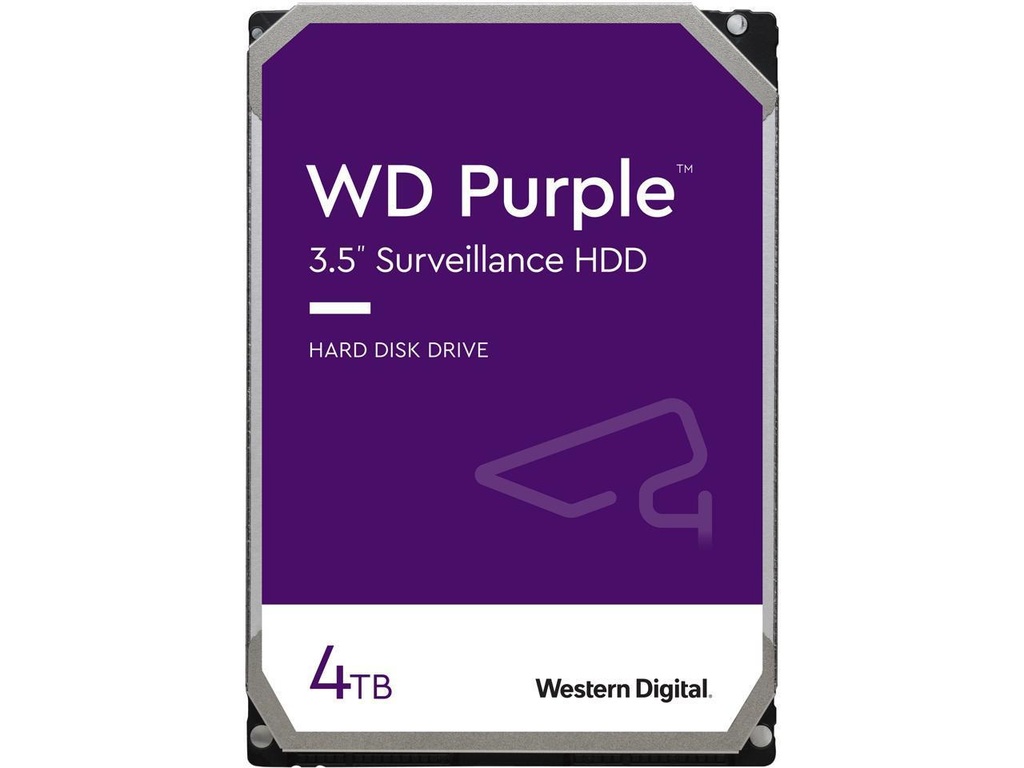 WD Purple Surveillance Hard Drive - 2 TB, 64 MB, 5400 rpm
