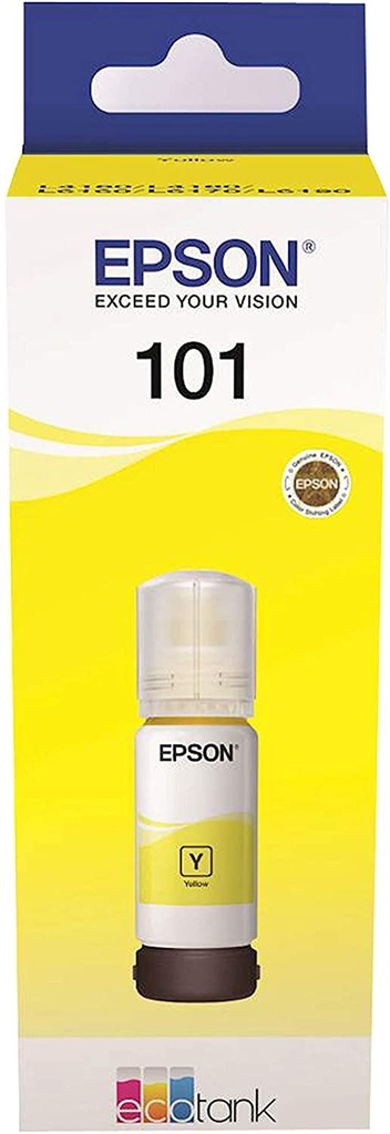 Epson 101 EcoTank Yellow Ink Bottle - 70ml (C13T03V44A)