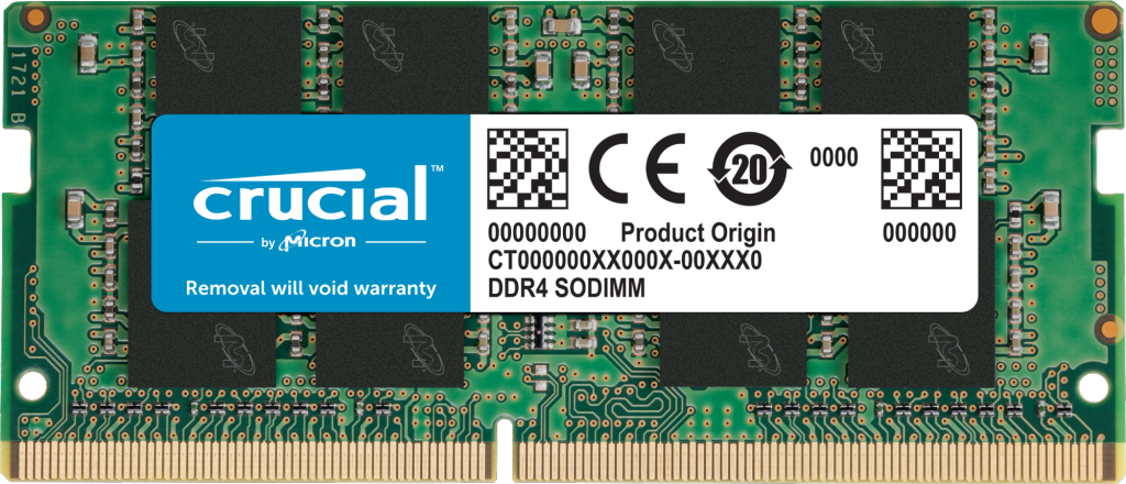 Crucial 32GB DDR4-2666 SODIMM Laptop RAM