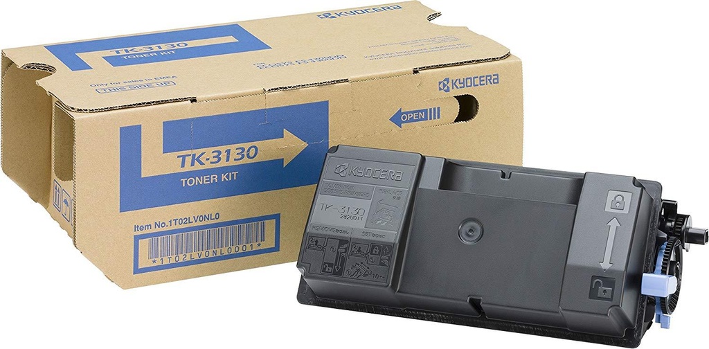 Black Kyocera TK-3130 Toner Cartridge
