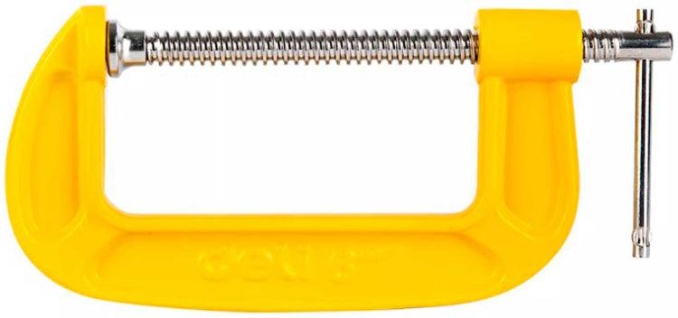 Deli EDL-G206 6" 150mm G Clamp – Heavy Duty Industrial Screw Clamp for Woodworking, Metal Fabrication, Workshop Assembly, and Construction Applications