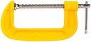 Deli EDL-G206 6" 150mm G Clamp – Heavy Duty Industrial Screw Clamp for Woodworking, Metal Fabrication, Workshop Assembly, and Construction Applications