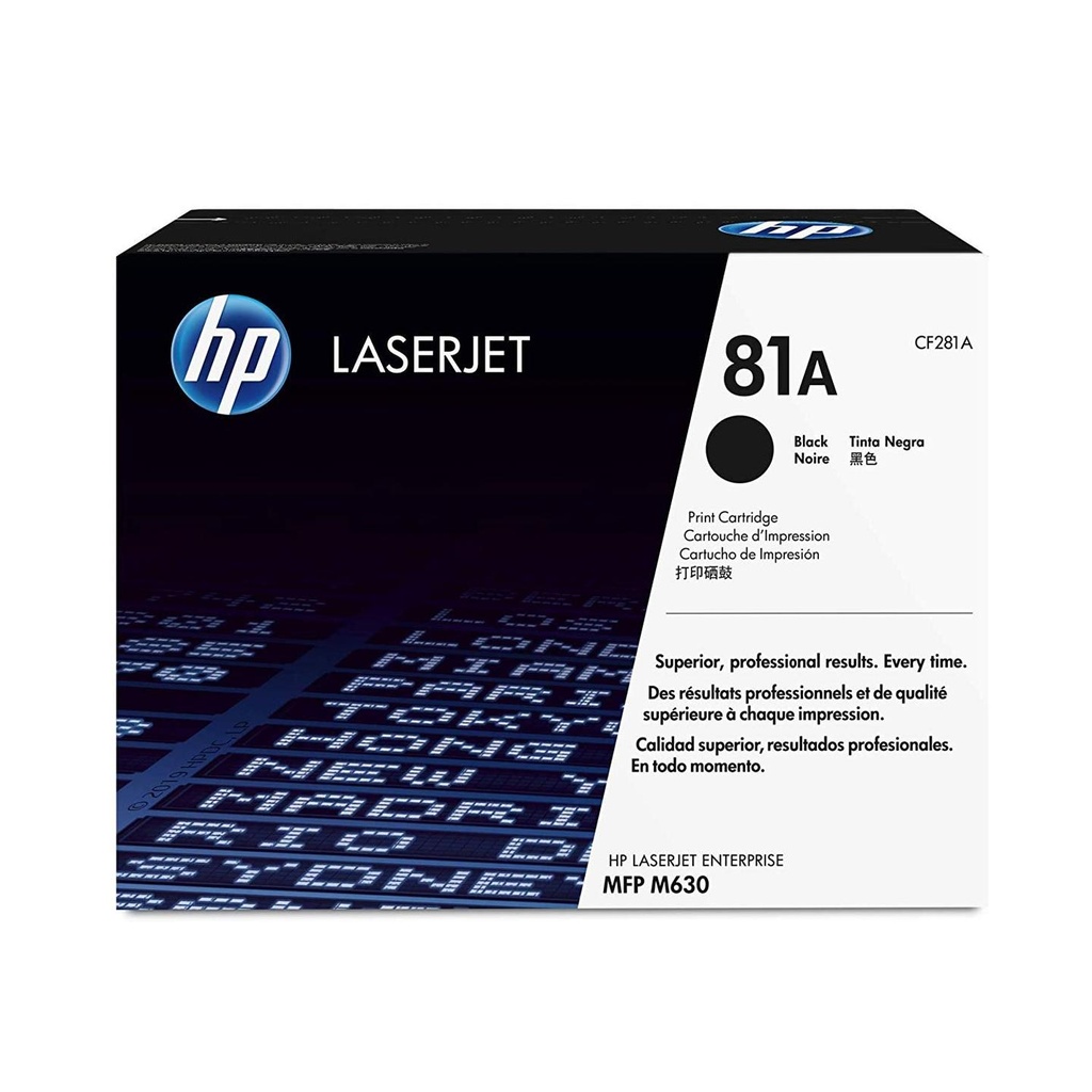 HP 81A Black Original LaserJet Toner Cartridge (CF281A)