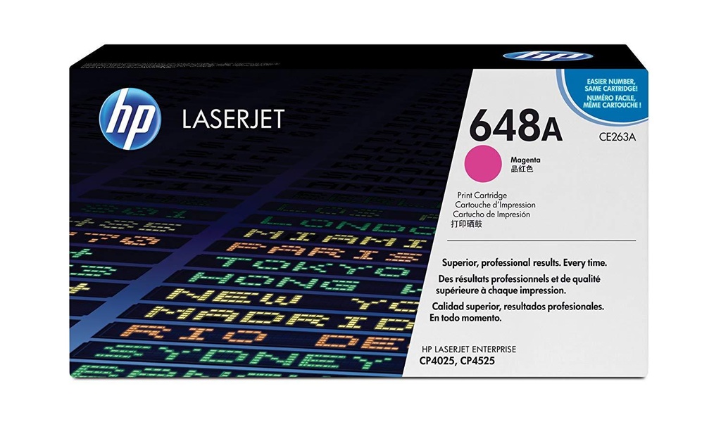 HP 648A Yellow Original LaserJet Toner Cartridge(CE262A)