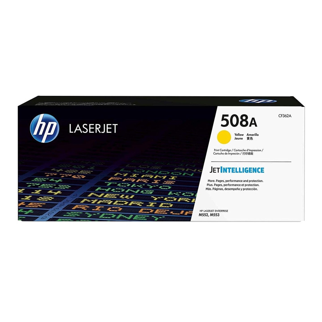 HP 508A Yellow Original LaserJet Toner Cartridge (CF362A)