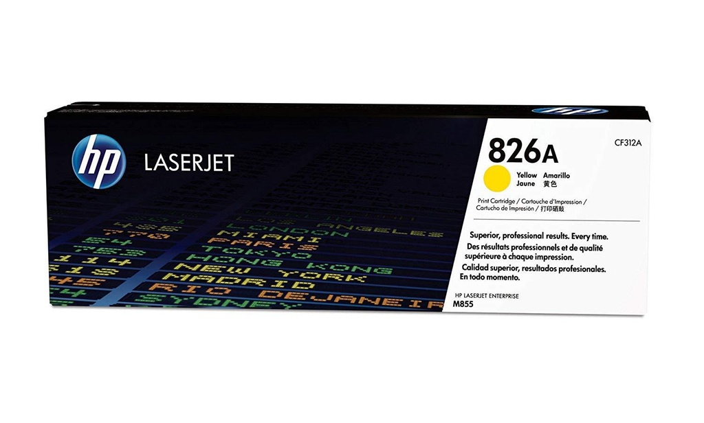 HP 826A Yellow Original LaserJet Toner Cartridge(CF312A)