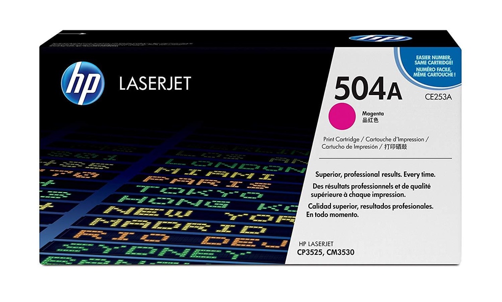 HP 504A Magneta Original LaserJet Toner Cartridge(CE252A)