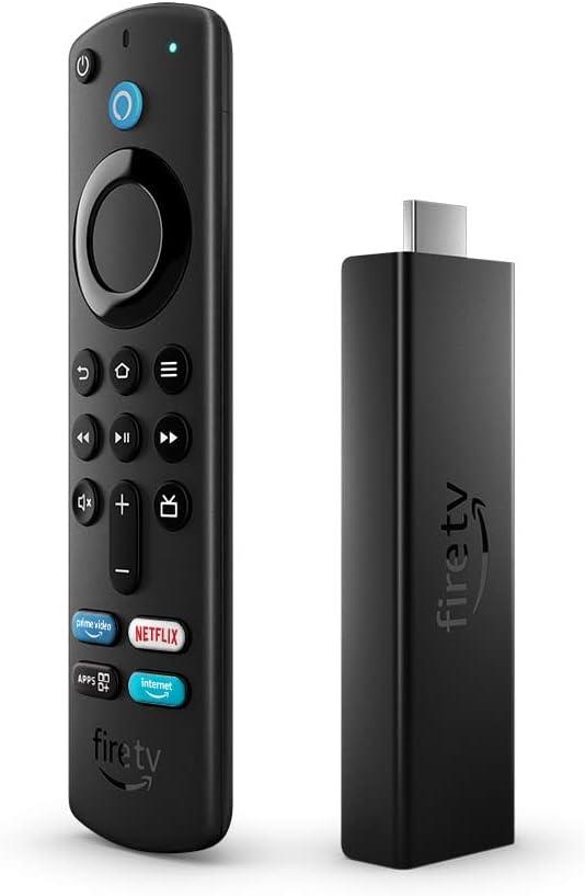 Amazon Fire TV Stick 4k (2nd Gen) With Alexa Voice Remote (3rd Gen) Wi-Fi 6