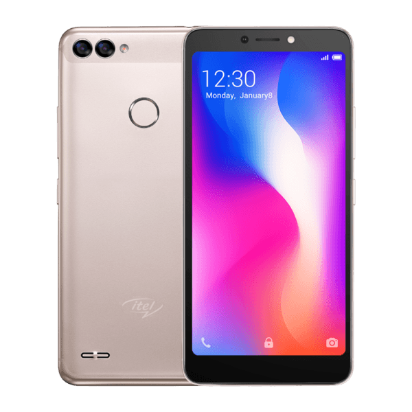 Itel S13 Smartphone -5.5” Inch, 1GB RAM + 8GB ROM,  13mp (selfie), Dual 8MP + 5MP (Rear), 3G, 2400 mAh
