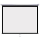 Projector 96″X 96″ Manual Pull-Down Projection Screen